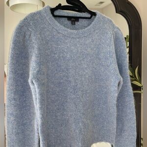 J.Crew Merino alpaca/wool blend sweather in blue